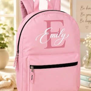 Personalized inital backpack birthday gift personalized bag personalized  backpack gift 17” fancy backpack