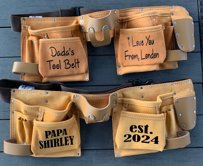 Personalized Tool Belt With Name , Custom Tool Belt, Father’s Day Gift ...