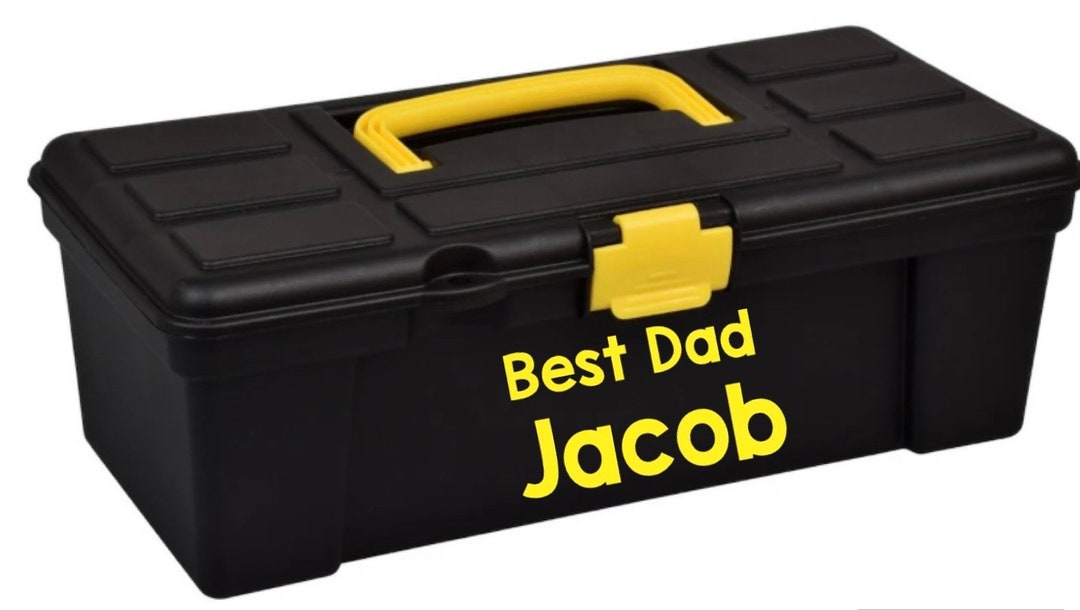 Personalized Tool Box With Name, Custom Tool Box, Fathers Day Gift Tool