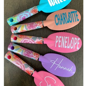 Personalized kids hairbrush, personalized woman’s hairbrush, custom hairbrush, party favor gifts