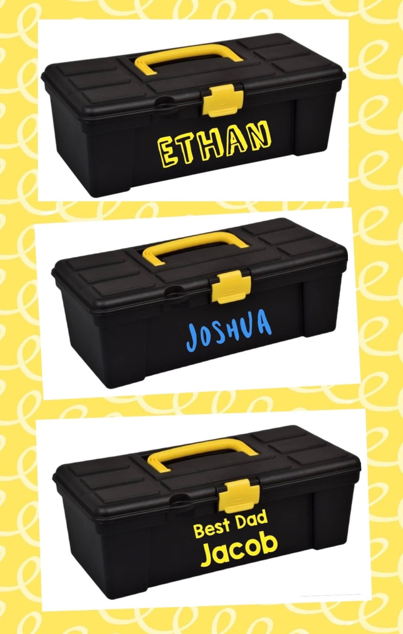Personalized Tool Box With Name, Custom Tool Box, Fathers Day Gift Tool