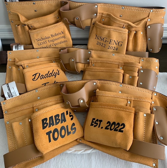 Personalized Tool Belt With Name Custom Tool Belt Fathers Day Gift Tool Belt Birthday Gift Get Before Christmas Gift Etsy