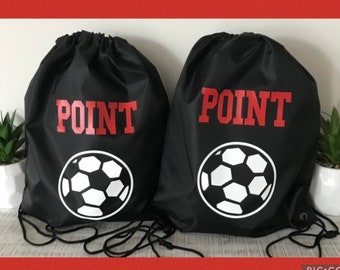 Personalized soccer backpack birthday  gift personalized drawstring bag personalized soccer team bag soccer team gift