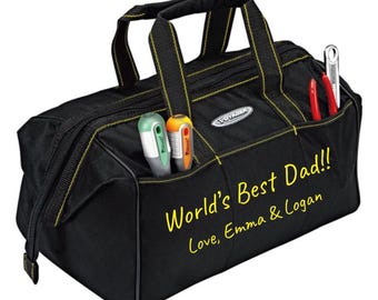 Personalisierte Werkzeugtasche, Werkzeugtasche nach Maß, Vatertagsgeschenk Werkzeugtasche, Geburtstagsgeschenk Werkzeugtasche Geschenk, Geschenk für Männer 15 ”