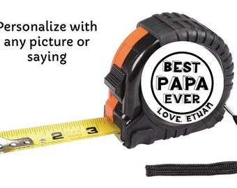 Personalized tape measure  / custom tape measure , Father’s Day gift, gift for him, custom picture gift/anniversary gift/wedding gift/25ft