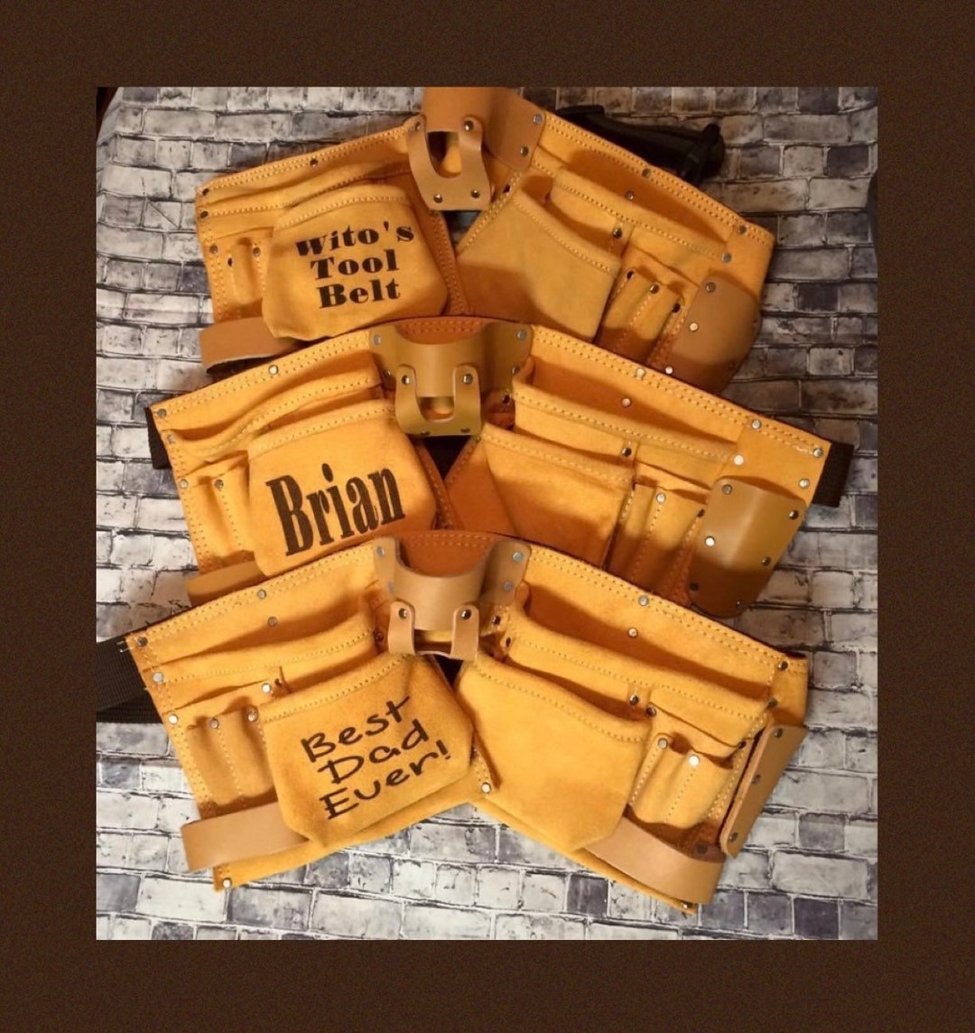 Personalized Tool Belt With Name , Custom Tool Belt, Fathers Day Gift