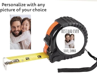 Personalized tape measure  / custom tape measure , Father’s Day gift, gift for him, custom picture gift/anniversary gift/wedding gift/25ft