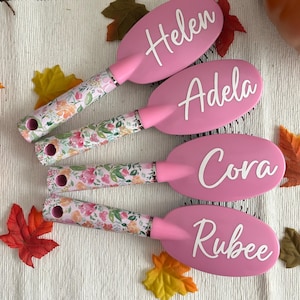 4 Personalized Hair brush, Custom Hair brush party favor, birthday gift, Christmas gift brush with name