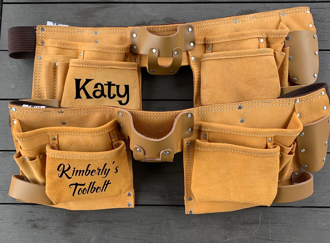 Personalized Tool Belt With Name , Custom Tool Belt, Fathers Day Gift