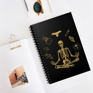 Notebook, Halloween, Fall, Witch Spiral Notebook - Ruled Line