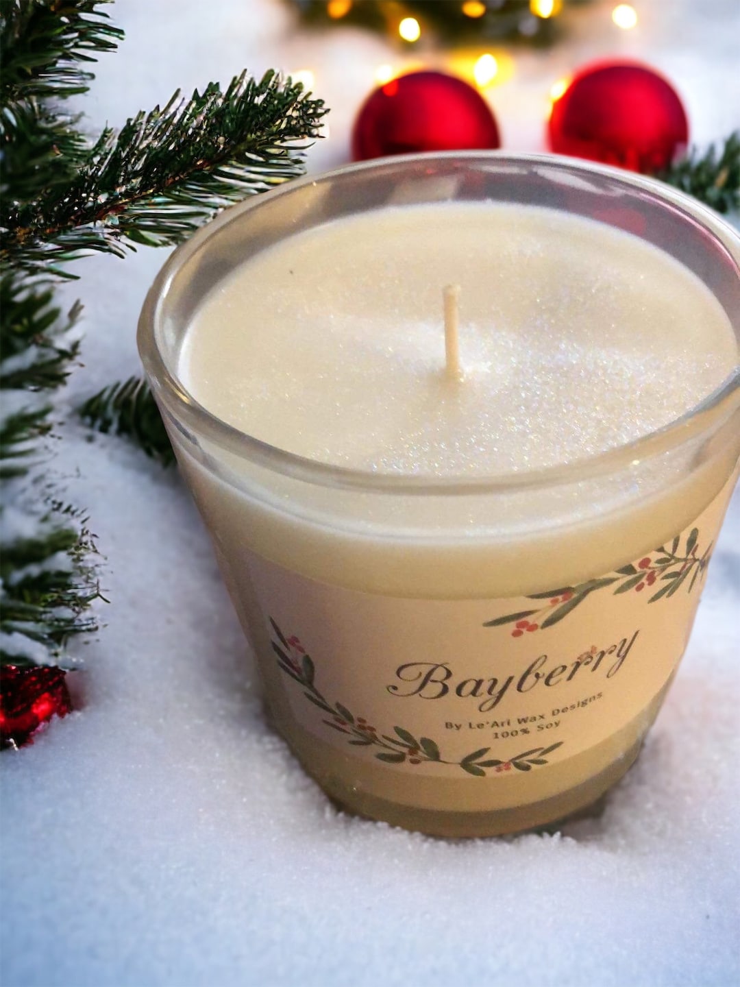 Bayberry Scented Christmas Candle Etsy