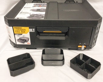 Toughbuilt StackTech Single Drawer 3 Tier Nesting Bins - qty 3