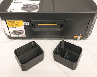 Toughbuilt StackTech Single Drawer 2 Tier Nesting Bins - qty 2