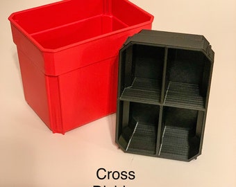 Craftsman Versastack Organizer and Dewalt Tstak V Medium Depth Bin for Small Container - qty 2