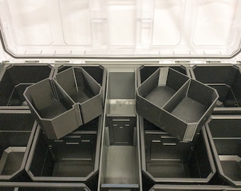 Flex Stack Pack Organizer Small Bin - nesting bins - qty 2