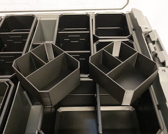 Flex Stack Pack Organizer Medium Size Bin - nesting bins - qty 2