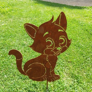 Katze Cat Laser cut files metal garden