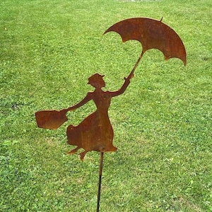 Mary Poppins Laser cut files metal garden