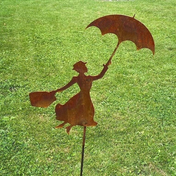 Mary Poppins Laser cut files metal garden