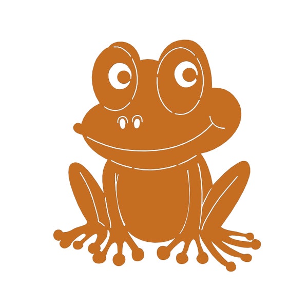 Frog / Frosch Laser cut files metal garden