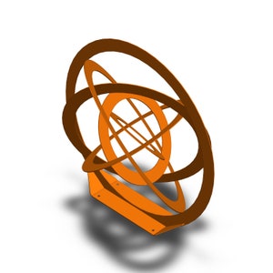 Ring sculpture laser cut files metal garden