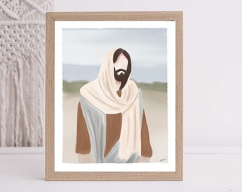 LDS Christ Art: Faceless Jesus Print (Digital Download)