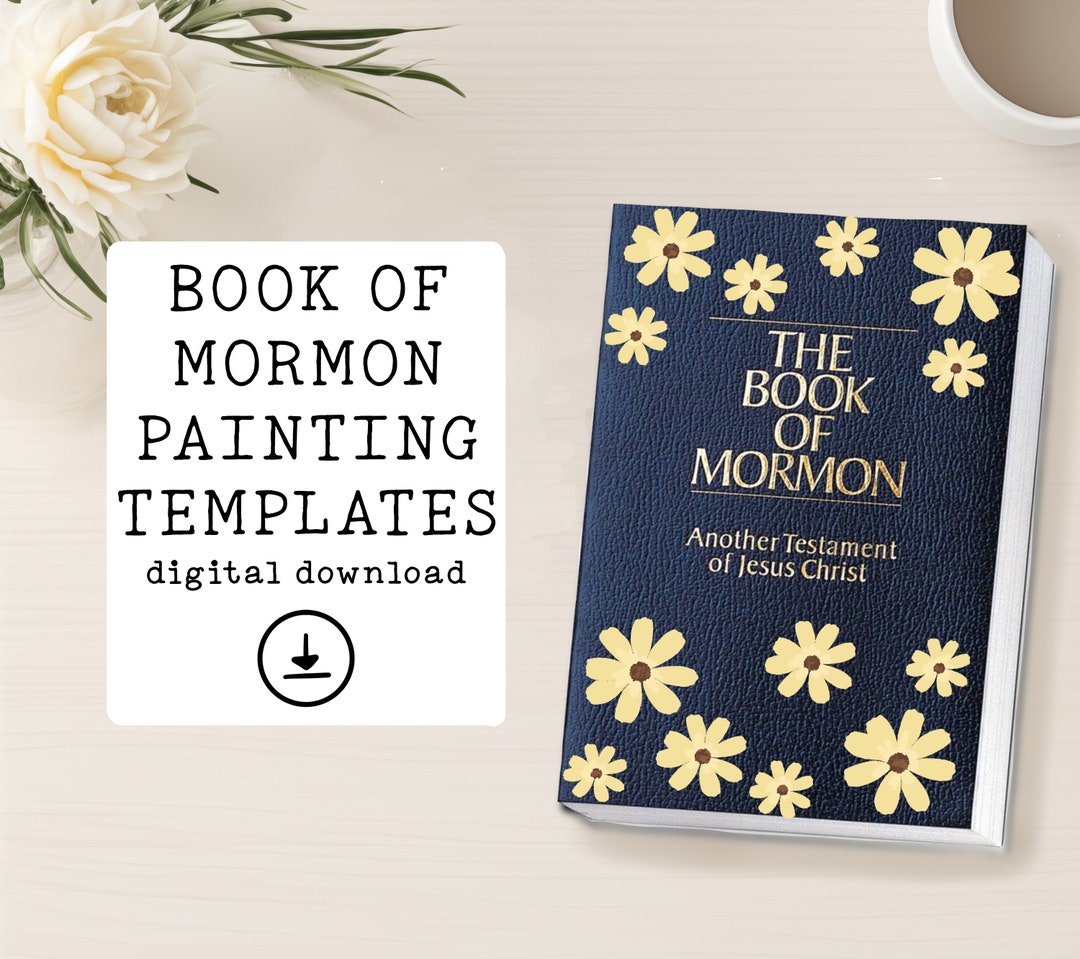 Book of Mormon Painting Templates | Young Women Activity | Painted Book ...