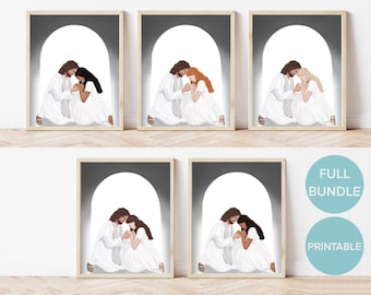 Christ and Young Woman Portrait: LDS YW Gift (Digital Download)