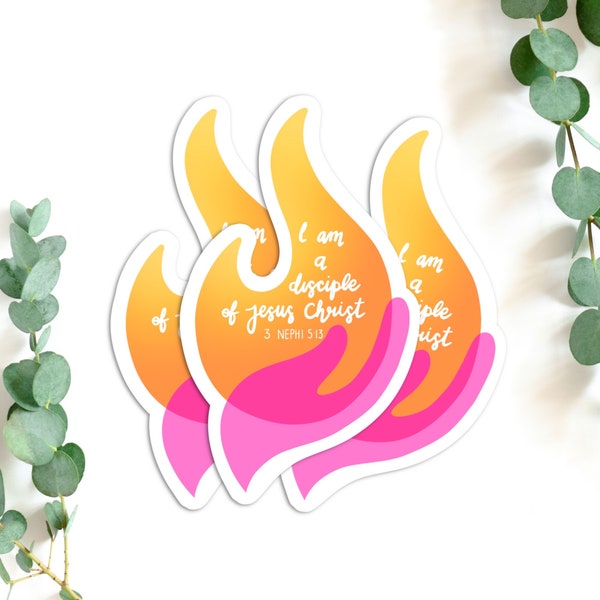 LDS 2024 Youth Theme Stickers | I Am A Disciple of Jesus Christ | Gift for Girls Camp | Lds Young Women’s | yw leader