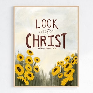 LDS Youth Theme 2025 Poster: Look Unto Christ (Digital Download)
