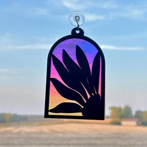 Flower Petals Suncatcher SVG | Sunflower Sun Catcher  Cut File | Laser File For Lasers & Glowforge | Laser Cut File | *DIGITAL FILE*