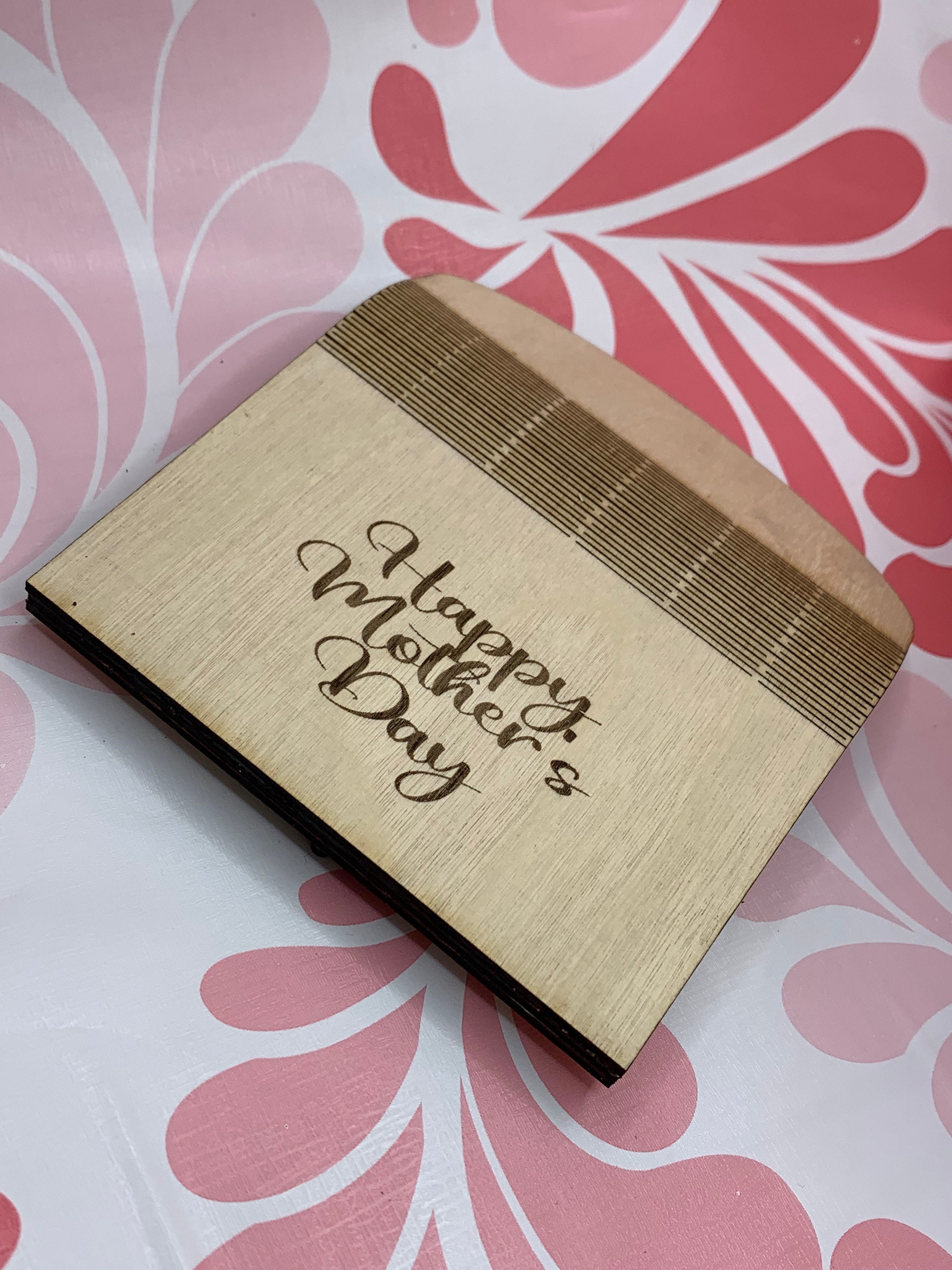 Mother's Day Gift Card Holder Envelope With Live Hingea Etsy