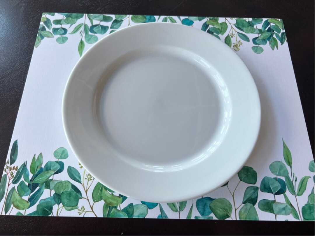 Eucalyptus Paper Placemats Etsy