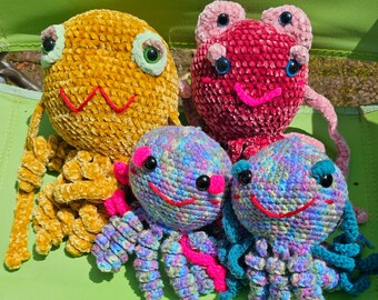 Froctopus Crochet Pattern: No-Sew Amigurumi Plushie (Video Links)