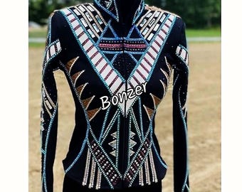 Horse Riding Jacket Custom | Western Show Shirt for Girls or Women's