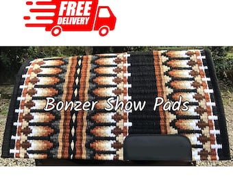 Premium Custom Western Saddle Pad – Show & Ranch Riding Horse Pad with Elegant Design, Durable Saddle Blanket for Comfort and Style