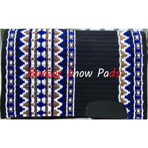 Western Saddle Blanket for Horse Riding - Durable Western Show Pad, Perfect Gift for Horse Lovers & Equestrian Fans