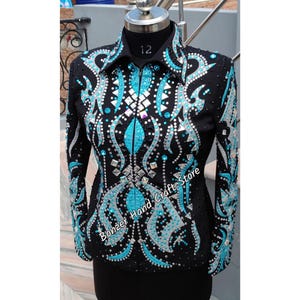 Western Showmanship Jacke für Frauen, Western Pleasure Showjacke, Showmanship Jacke, Showjacke