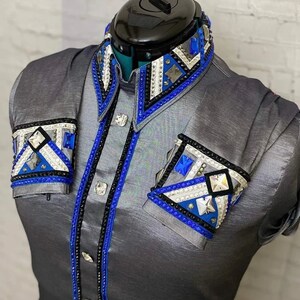 Western Show Shirt | Elegant Show Shirt | Showmanship Shirt | Horse Show Shirt | Gift for Her | Stylish Shirt for Show | Horsemanship Shirt