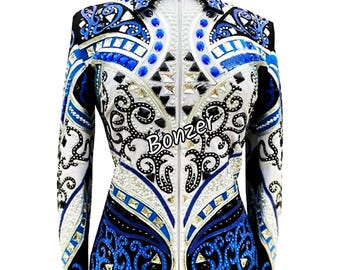 Western Show Jacket Women – Rhinestone Rodeo Queen Apparel, Stretch Fabric