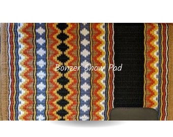 Western Show Pad custom saddle pad Western Saddle Pad Saddle blanket horse pad horse riding pad Showmanship Horsemanship