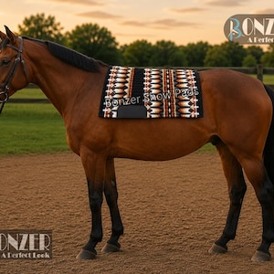 Wool saddle pad with leather wear patch for western ranch riding