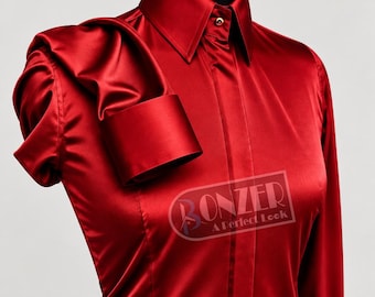 Women’s Western Show Shirt Plain Showmanship Horsemanship Rodeo Queen Equestrian Competition Apparel
