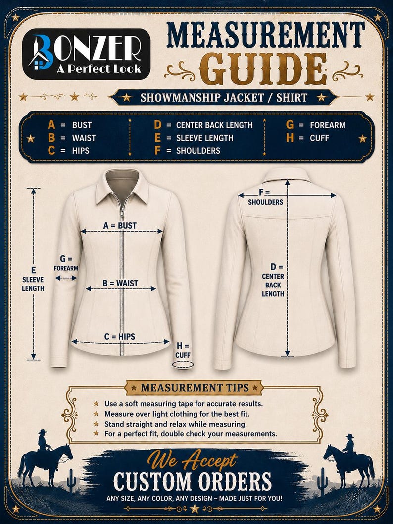 Women’s Western Showmanship Jacket – Custom Horse Show Coat for Horsemanship, Western Pleasure & Rodeo Queen image 10