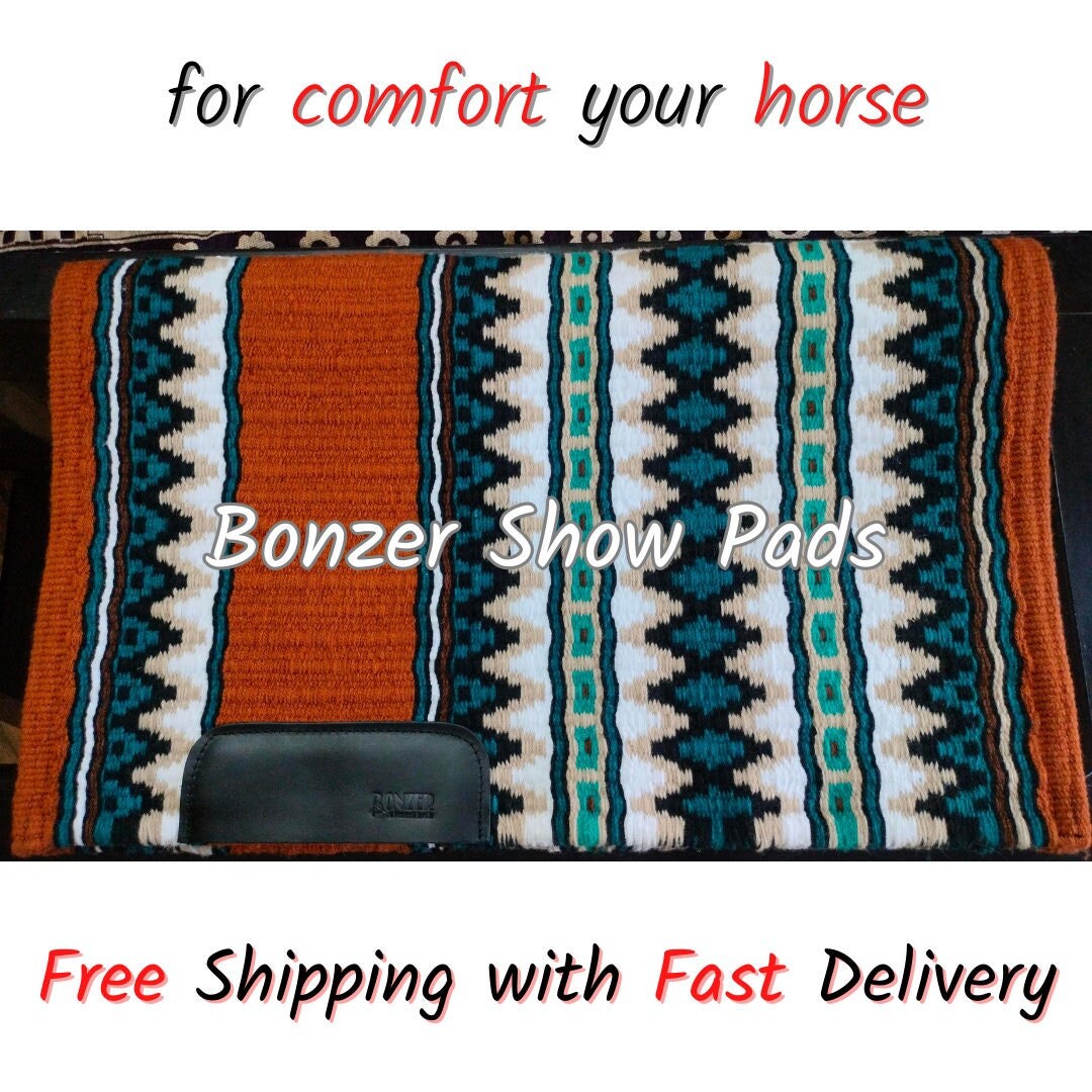 Western Show Pad Custom Saddle Pad Western Saddle Pad Saddle Blanket