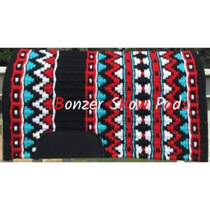 Western Show Pad for Horse Riding – Soft, Durable Western Saddle Pad for Equestrian Competitions & Trail Rides