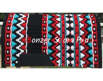 Western saddle pad horse show blanket