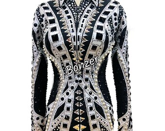 Embroidered Western Show Jacket: Stretch Showmanship Outfit