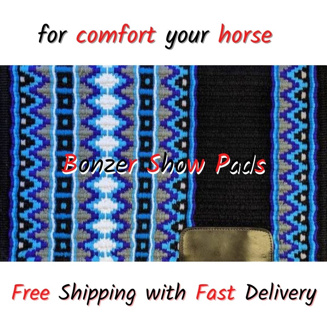 Western Show Pad Show Saddle Pad Horse Show Saddle Pads Hunter Etsy