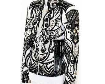 Western Showmanship Jacket: Embroidered Rodeo Queen Competition Wear